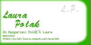 laura polak business card